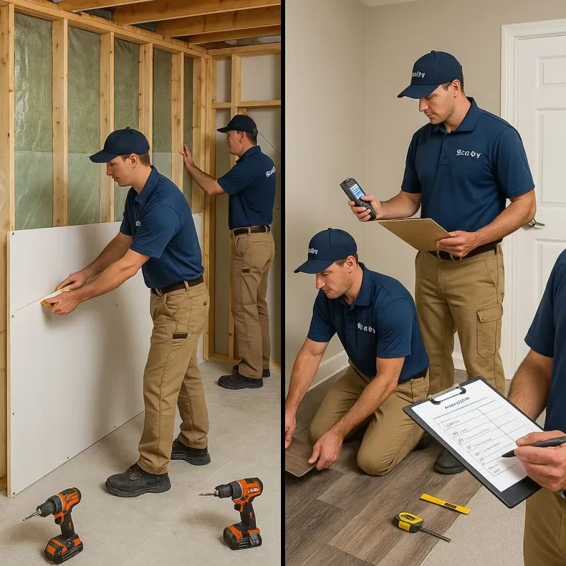 Repairs and Reconstruction process in Merrydale, LA